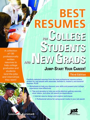 cover image of Best Resumes for College Students and New Grads